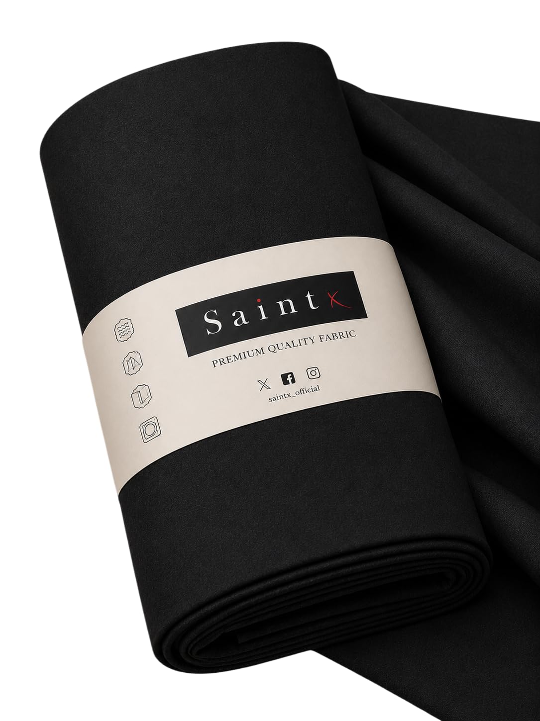saintx Unstitched Premium Lycra Stretch Fabric (1.3 mts) | 240 GSM Triple Blend Stretchable | Wrinkle Resistant Easy Care | All Season Casual & Formal Trouser Fabric For Men & Women (SAINTFB01)-picture-12