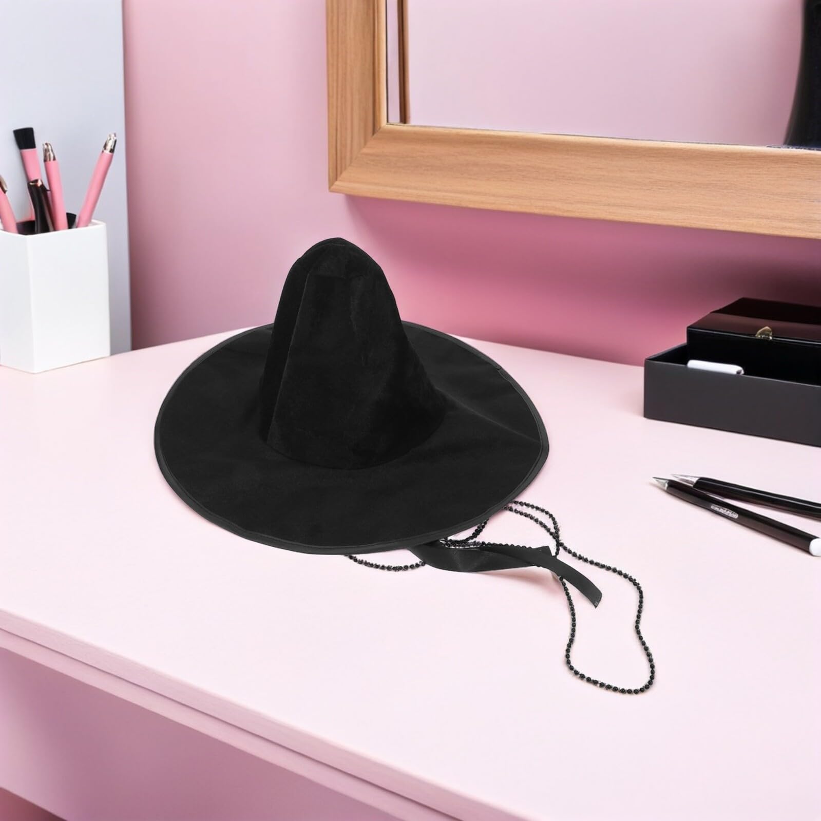 4 Piezas Sombrero de Copa Plana de Estilo Coreano Tocados Tradicionales Sombrero Antiguo para Disfraces de Cosplay
