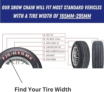 Jeremywell Snow Chains Anti-Skid Anti Slip Emergency Snow Tire Chains - Portable Emergency Traction Snow Mud Chains Universal Adjustable 10pcs Car Security Chains for SUV and Cars (Yellow-10pcs)