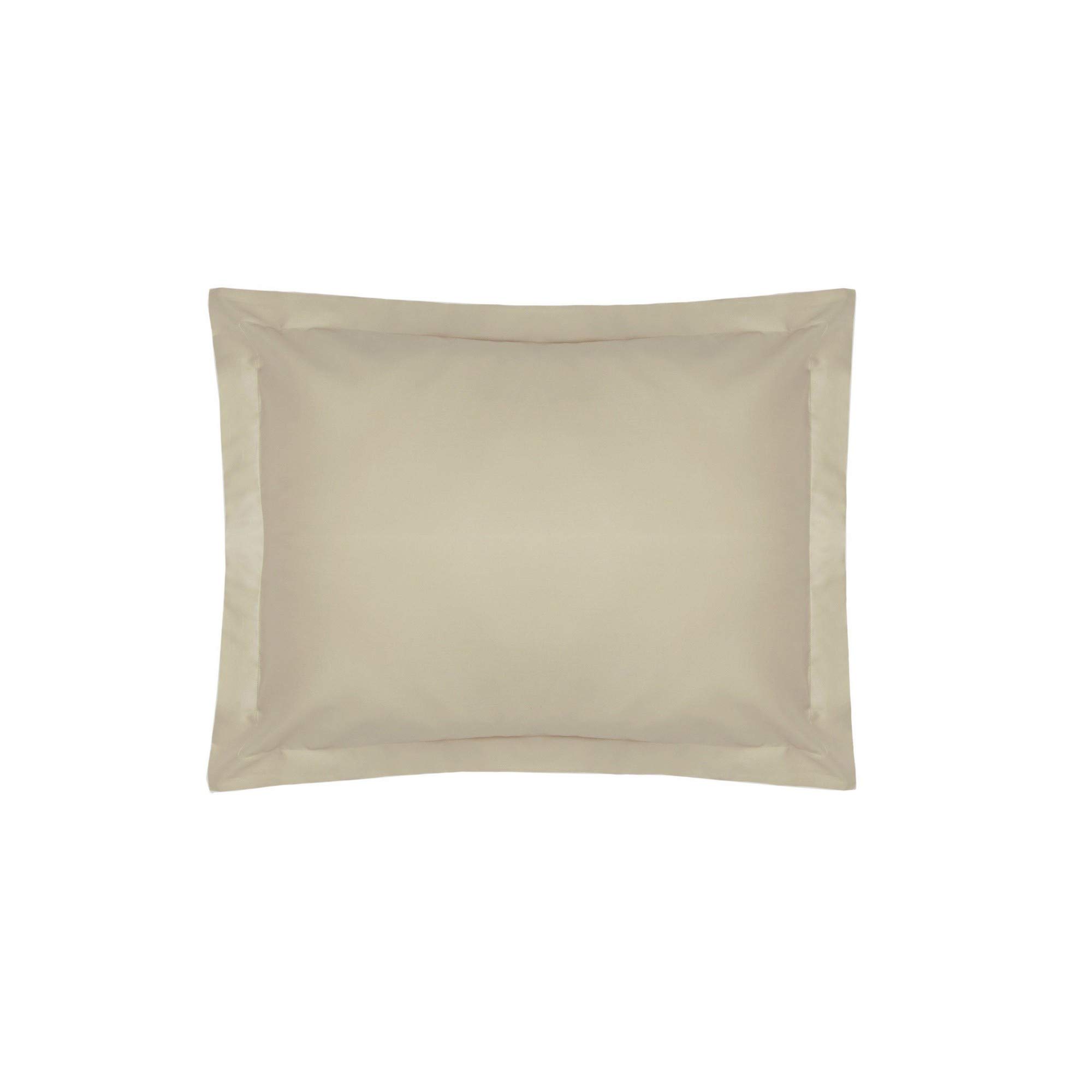 Belledorm Mushroom Easycare Percale Oxford Pillowcase (One Size) (Mushroom)