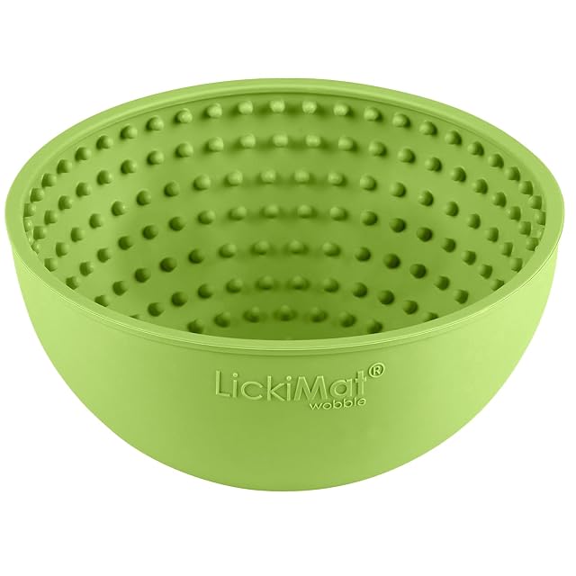 Foto 3 de 6 de Comedero para Perro Lickimat Verde Goma Moderno 600 ml