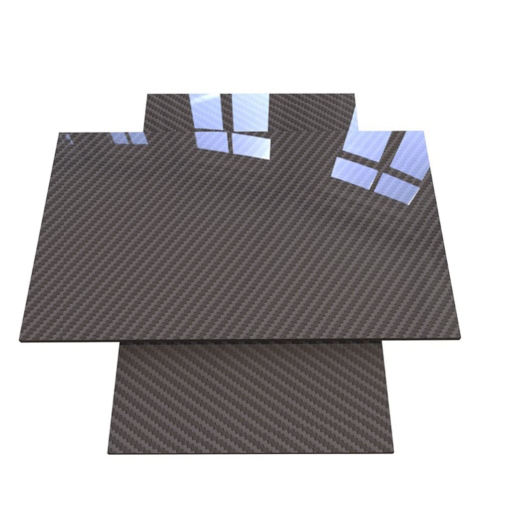 Arkusze z włókna węglowego, Arkusze płyt węglowych o powierzchni skośnej matowej i błyszczącej(Twill Glossy,245 * 300 * 1.0Mm)