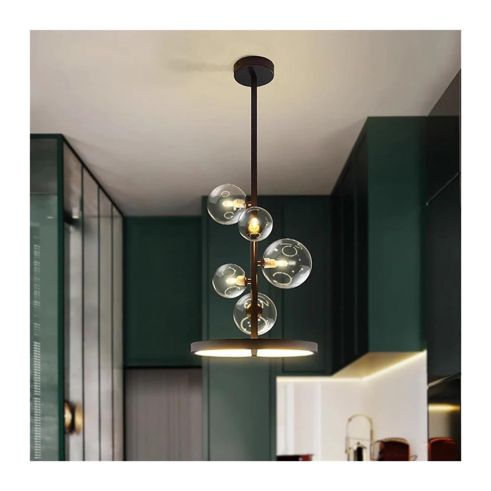 Lustre de salle à manger suspendu pour illuminer vos dîners chaleureux en famille