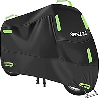 Vista 17 de SECELES Funda para motocicleta de 300D, SECELES Funda resistente para scooter Vespa para todas las estaciones, impermeable al aire libre