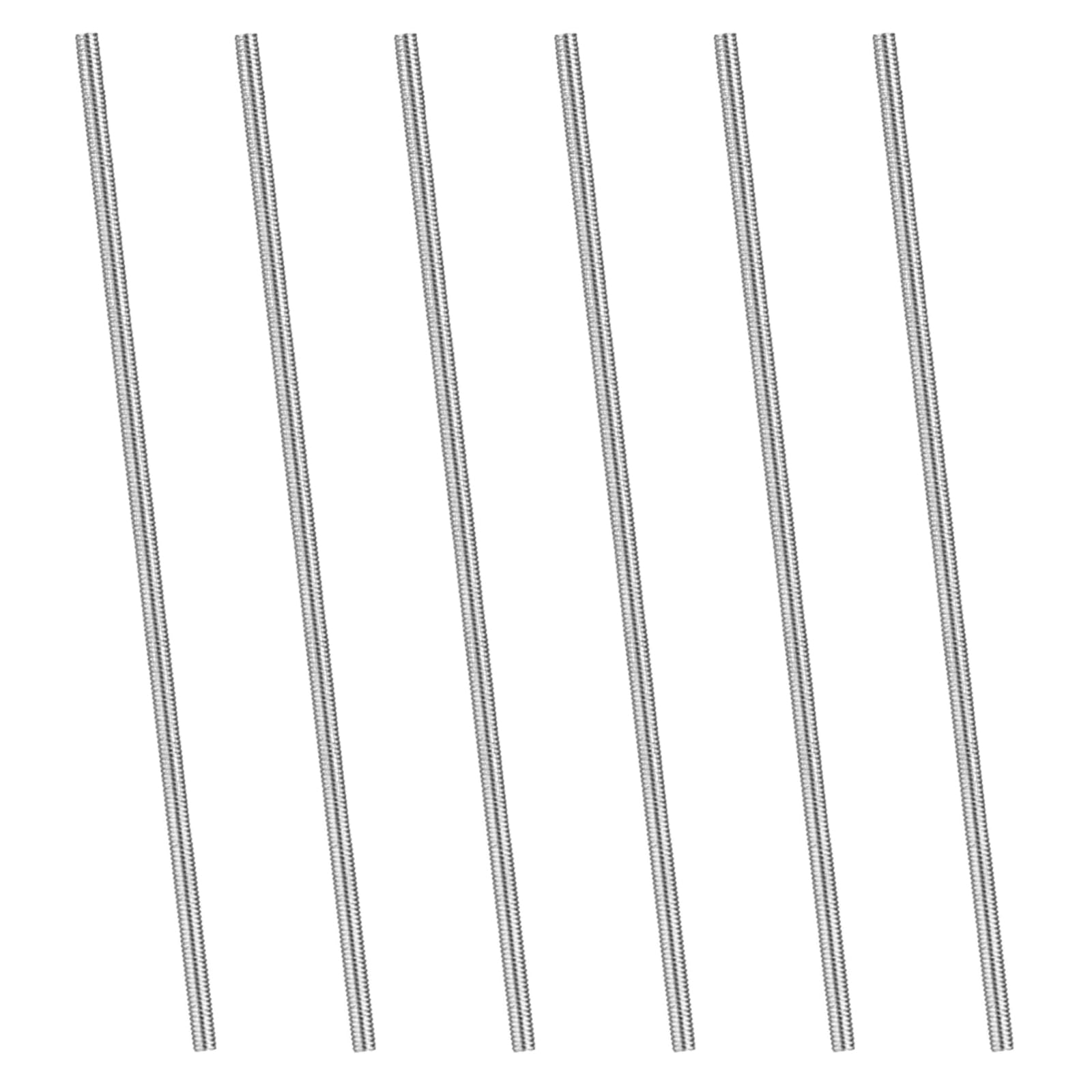 Lot De 10 Tiges Filetées M6 X 300 Mm - Acier Inoxydable 304, Entièrement Filetées - Pour Bricolage, Assemblage