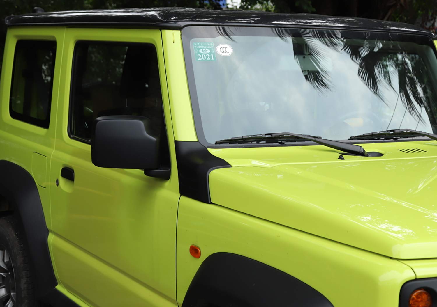 JUNLELI for Suzuki Jimny 2019 2020 2021 2022 2023 Car Exterior Hood Cover Corner Wrap Angle Decoration Trim Decal Accessories Matte Black