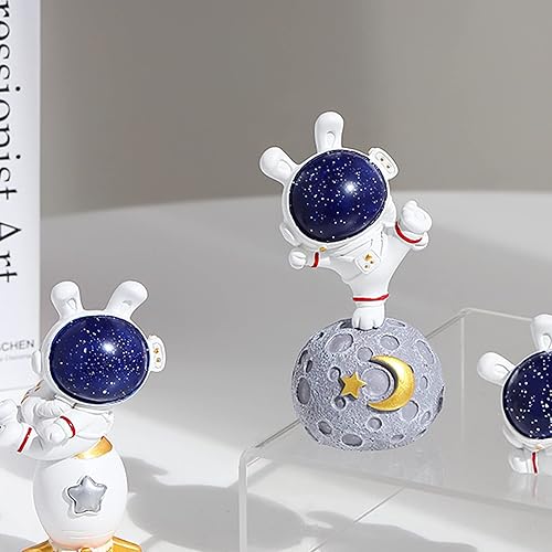 Miniatura 5 de Figura de astronauta, estatua de escritorio, ornamento de astronauta, planeta, escritorio, decoración del hogar, estatua de astronauta, escultura de