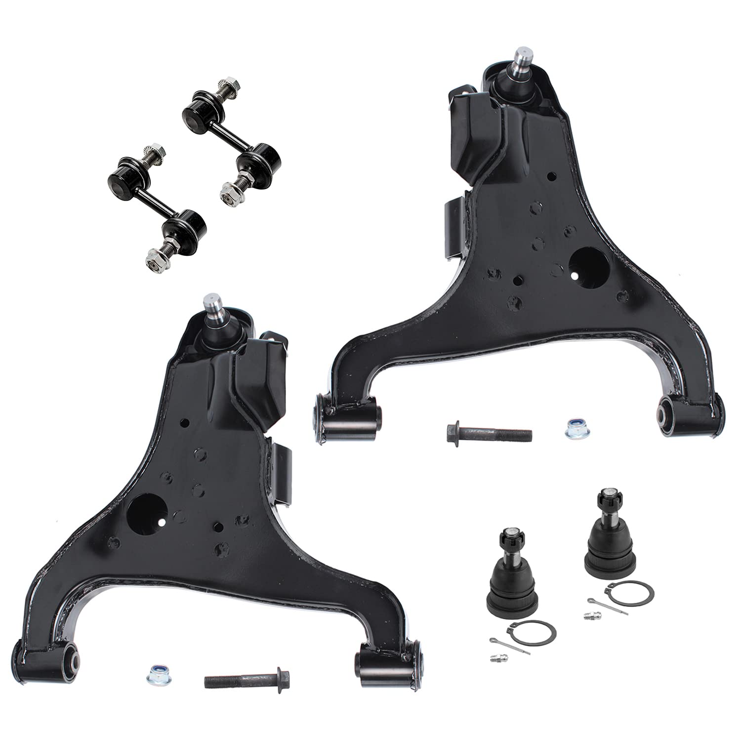 Detroit Axle - 6pc Front End Control Arms Kit for Infiniti QX56
