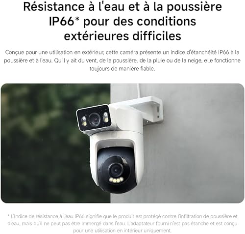 Xiaomi Outdoor Camera CW500 Dual EU, Black, One Size - 6