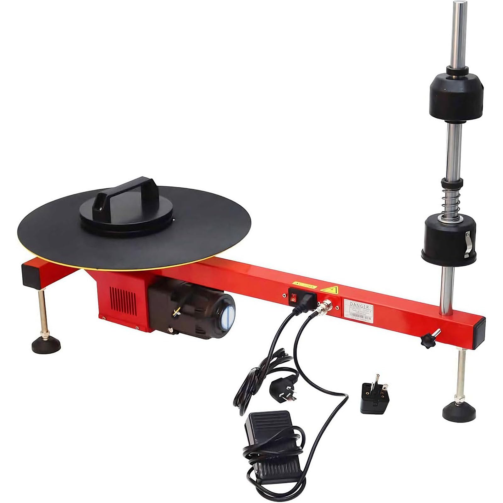 Máquina Envoltura Película Estirable Eléctrica,Envolvedora Palés,Plato Giratorio 40 Cm,30 RPM Envolvedora Palés para Cajas Logística Exprés,Película