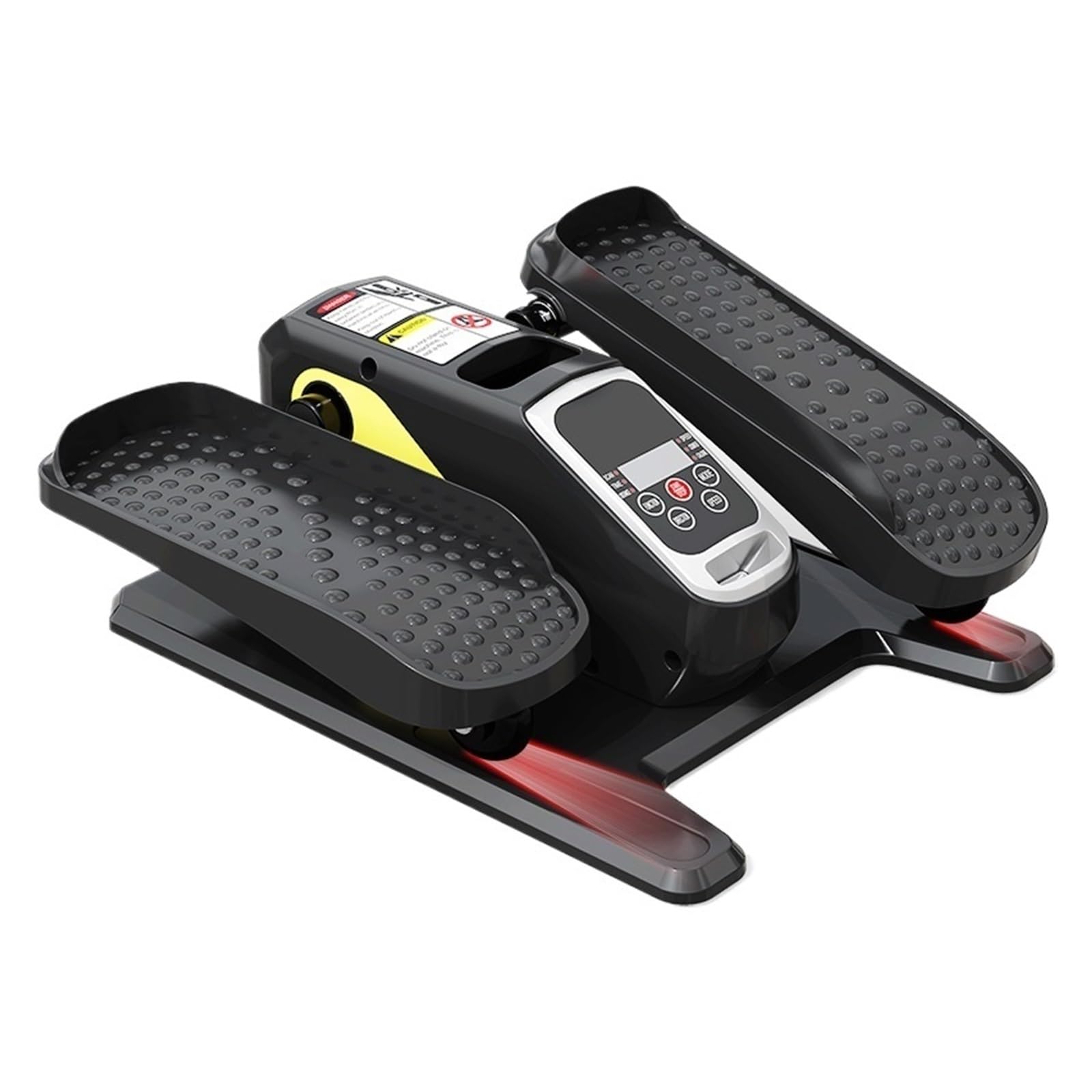 Mini Entrenador Elíptico Eléctrico Compacto Paso A Oficina En Casa Silenciosa Rehabilitación De Piernas Bajo Impacto Pantalla LCD Negro Sin Pasamanos Funcionamiento Silencioso