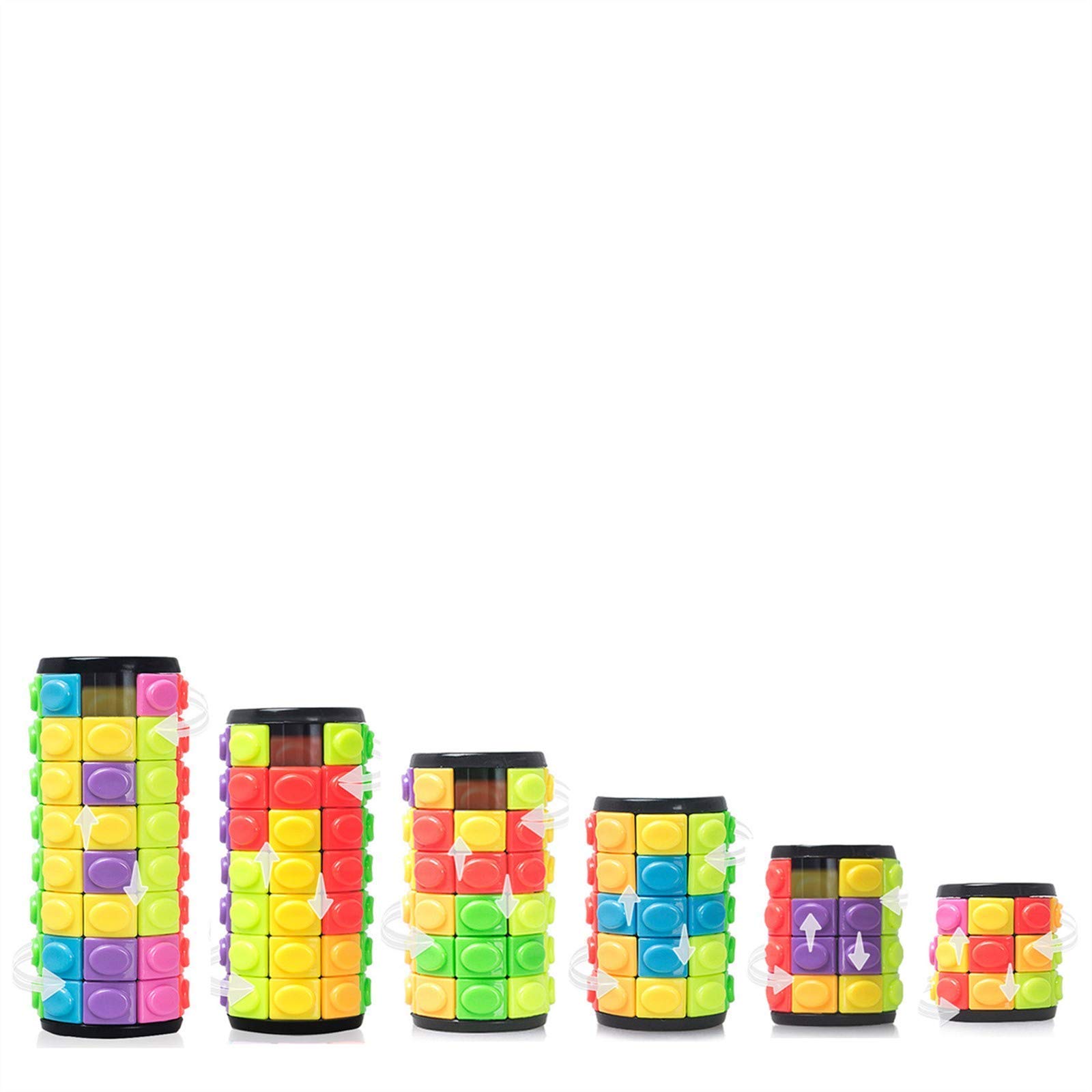 Magic Slide Fidget Brain Teaser R.Y.TOYS Magic Cube Fidget Toy - Rotating Slide Puzzle ...