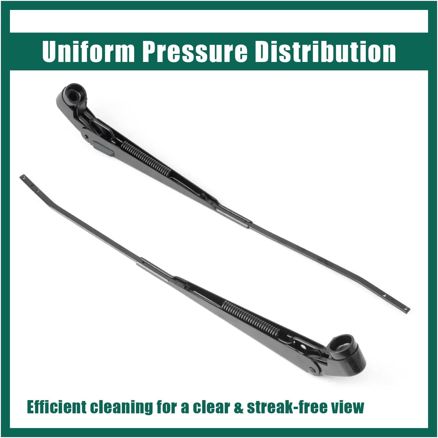 YUXIVCNE 85210-89102 85190-89132 Front Windshield Wiper Arm Compatible with Toyota 4Runner Pickup 1984 1985 1986 1987 1988, Replace 42857 42858 Left Driver & Right Passenger 1 Pair