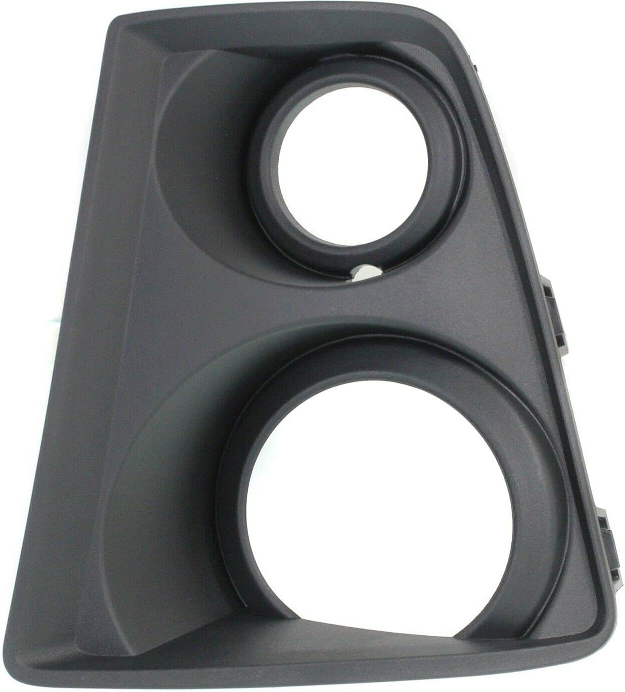 DAT AUTO PARTS Front Right Passenger Side Fog Light Bezel Lamp Hole Cover Trim Molding Bumper Insert Replacement for 2012-2015 Chevrolet Camaro ZL1 Black Textured Plastic GM1039143 22895338