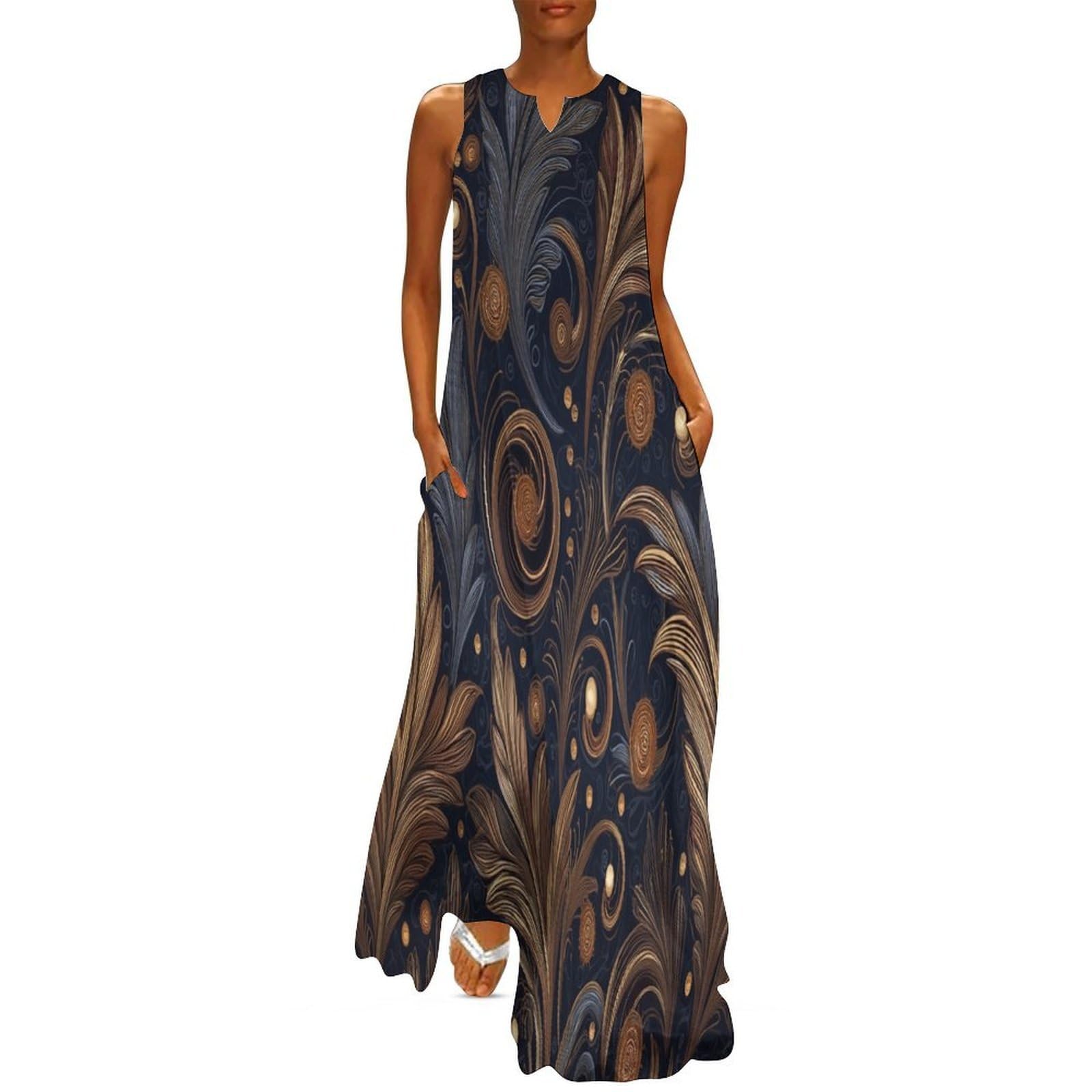Robe d'été grande taille chic et flatteuse à col en V - 8