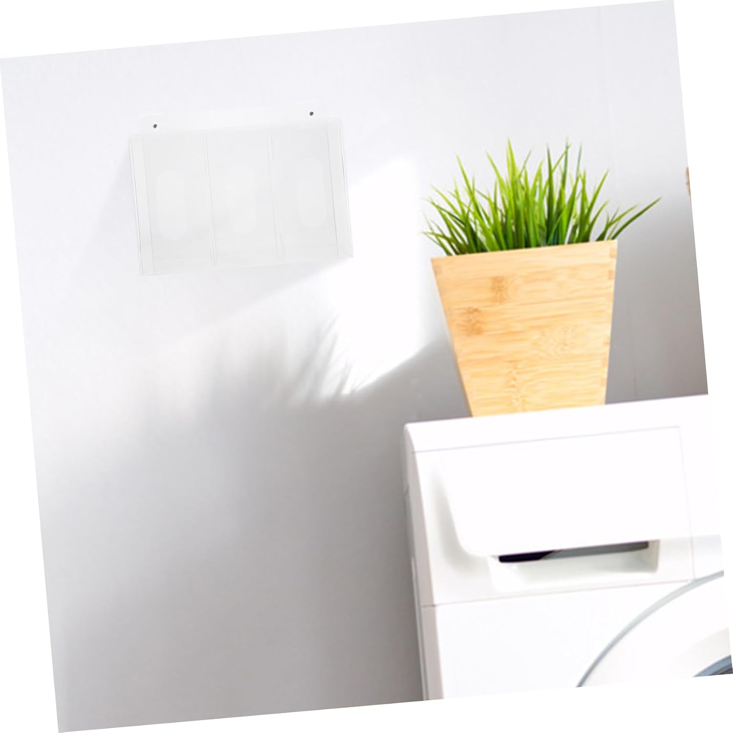 3grid Acrylic Mask Glove Storage Box Wall Mount Glove Dispenser Organizer for Lab