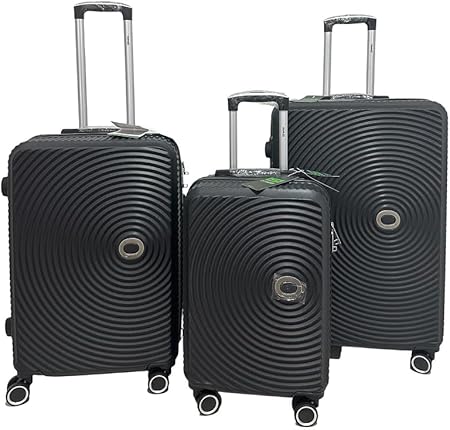 Kit Malas Bordo 10KG, Média 23KG e Grande 32KG Rígidas 360° ABS