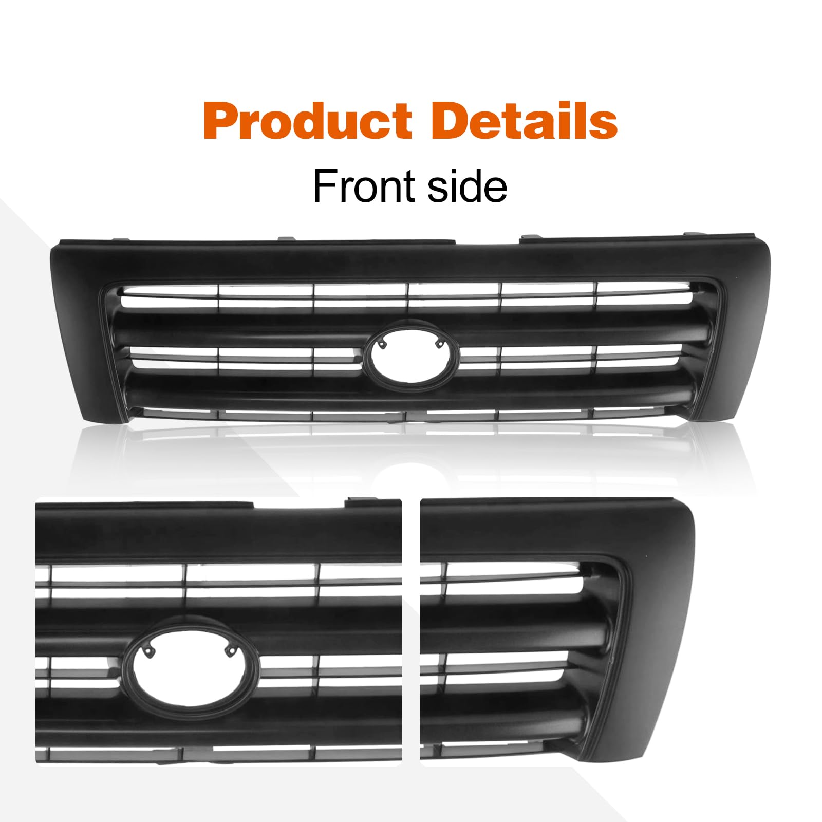 Amazon | Perfit Liner フロントブラックグリル トヨタ タコマ