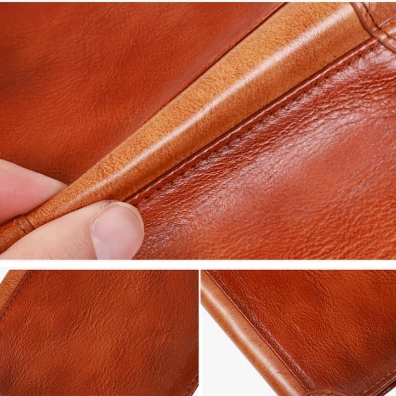 VIDI Men's Wallet Retro Card Holder PU Short Leather