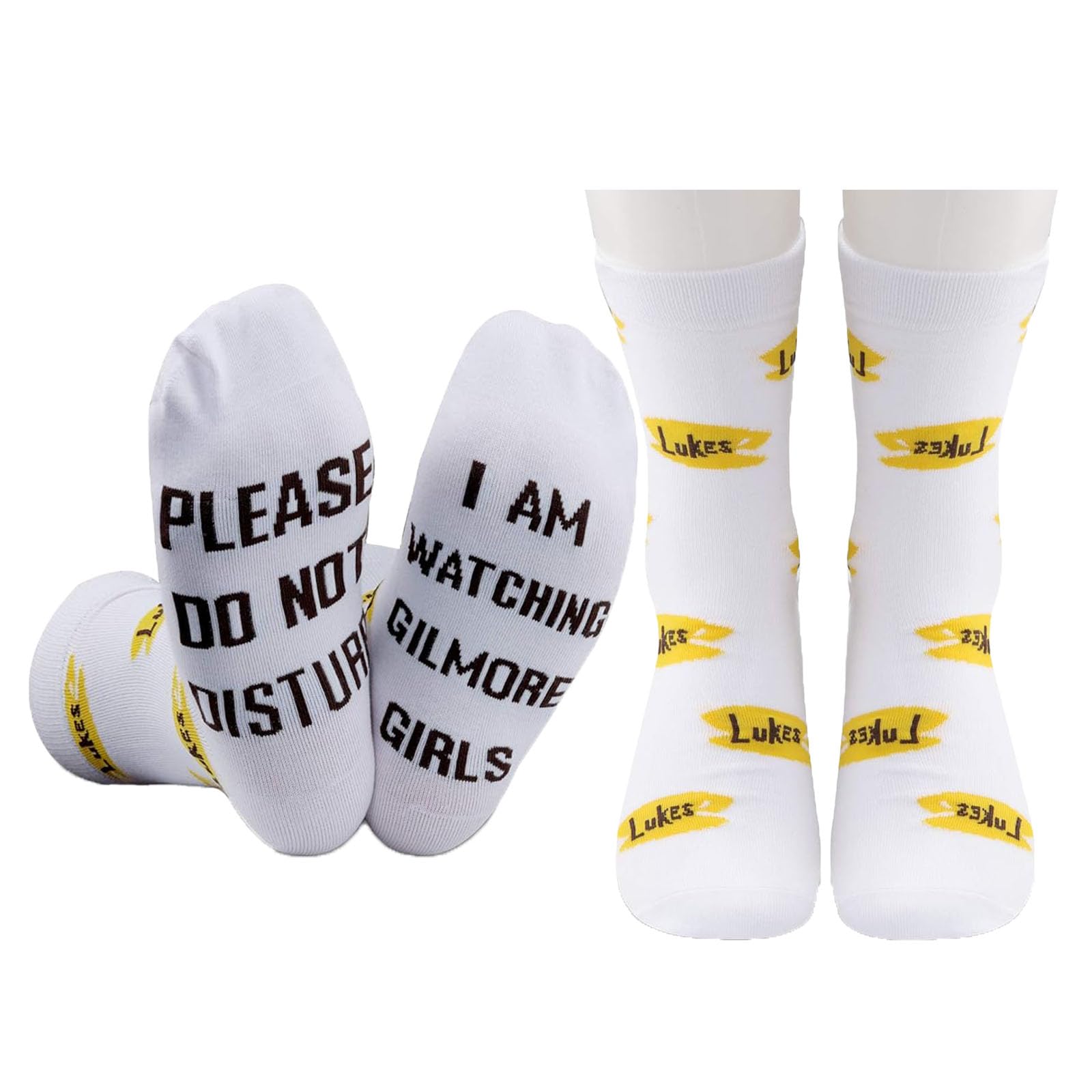 JTOUK TV Show Inspired Gift Novelty TV Show Socks for Fans