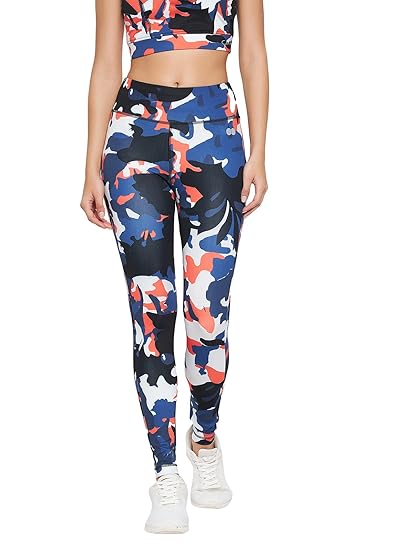 Women's Snug Fit Ankle-Length High- Rise Active Tights