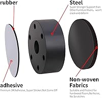 Vista 3 de Ezprotekt - Elevadores de cama 2.36 x 1.18 pulgadas