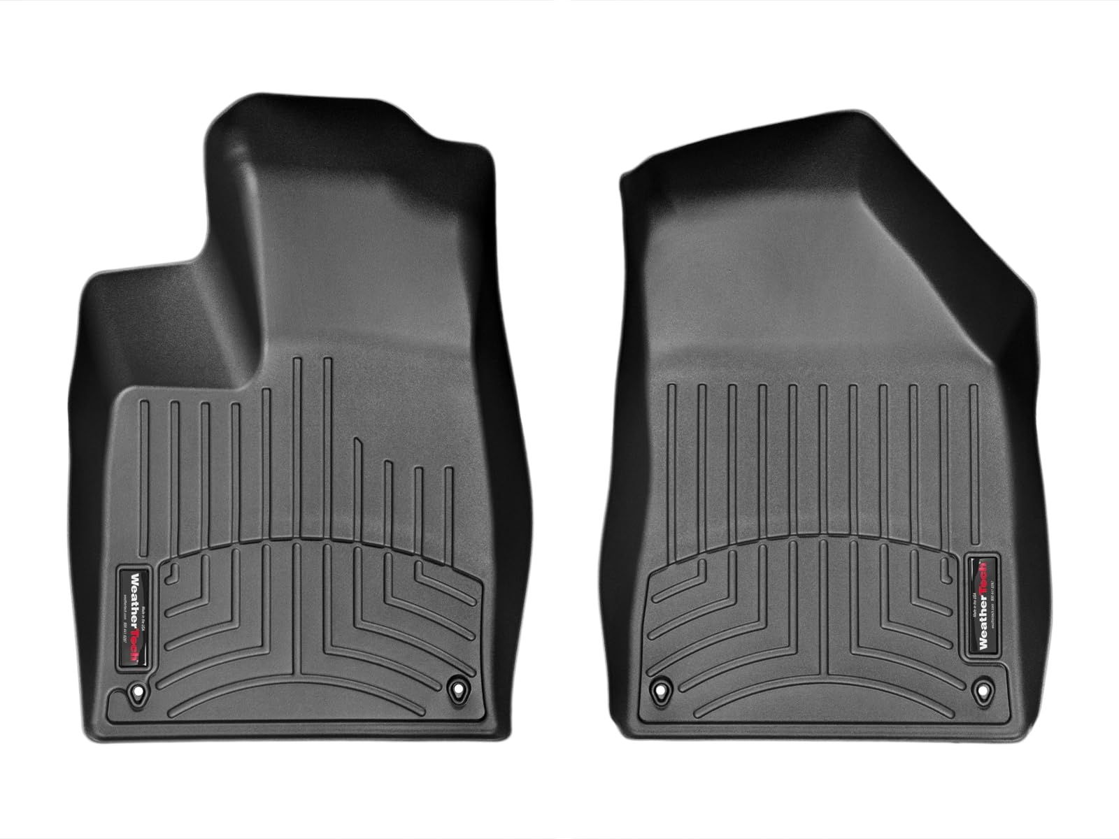 WeatherTech Custom Fit FloorLiners for Chrysler 200-1st Row (446891), Black