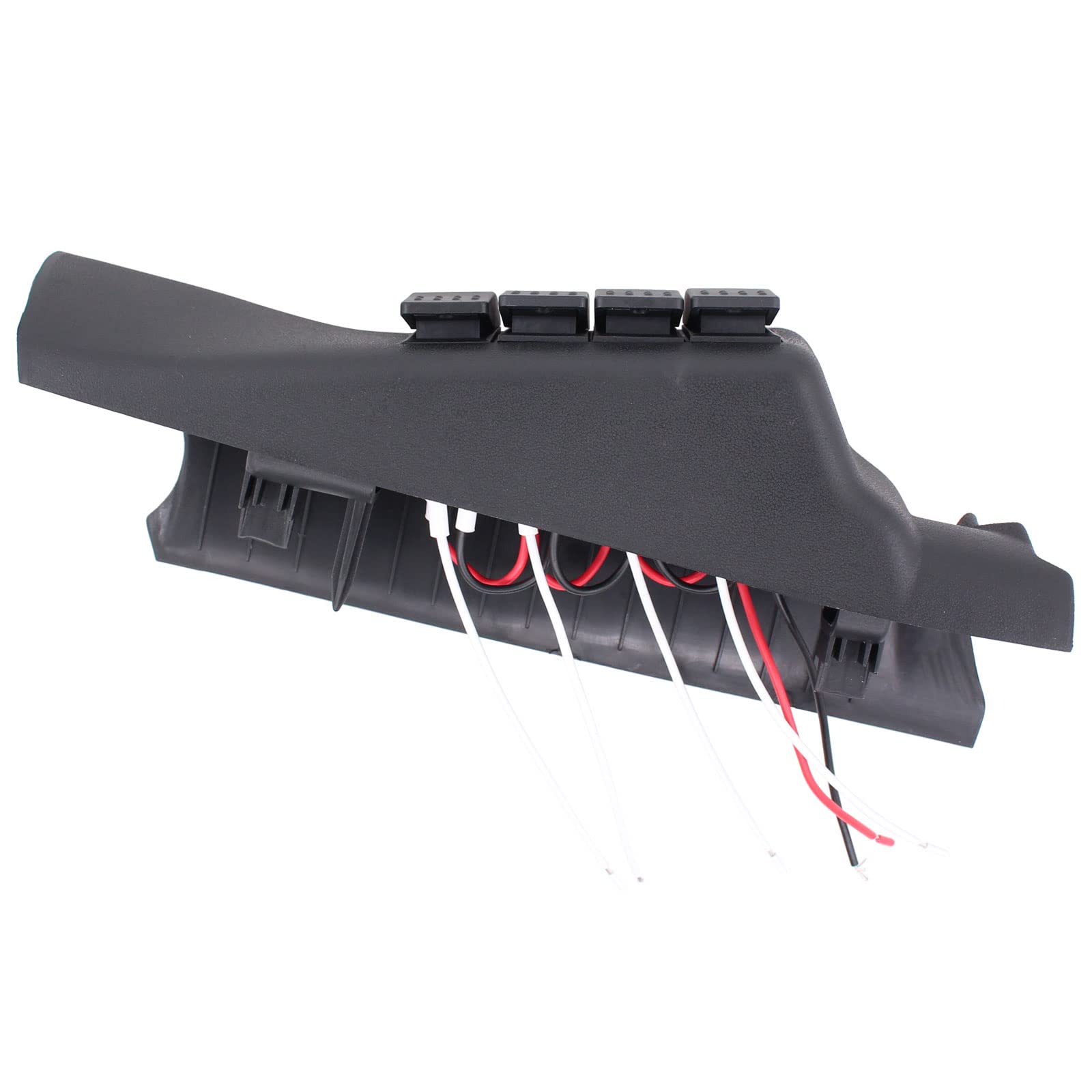 For Jeep Wrangler JK 2007-2018 Black Left Side A-Pillar 4 Switch Pod Panel Kit - Foto 11