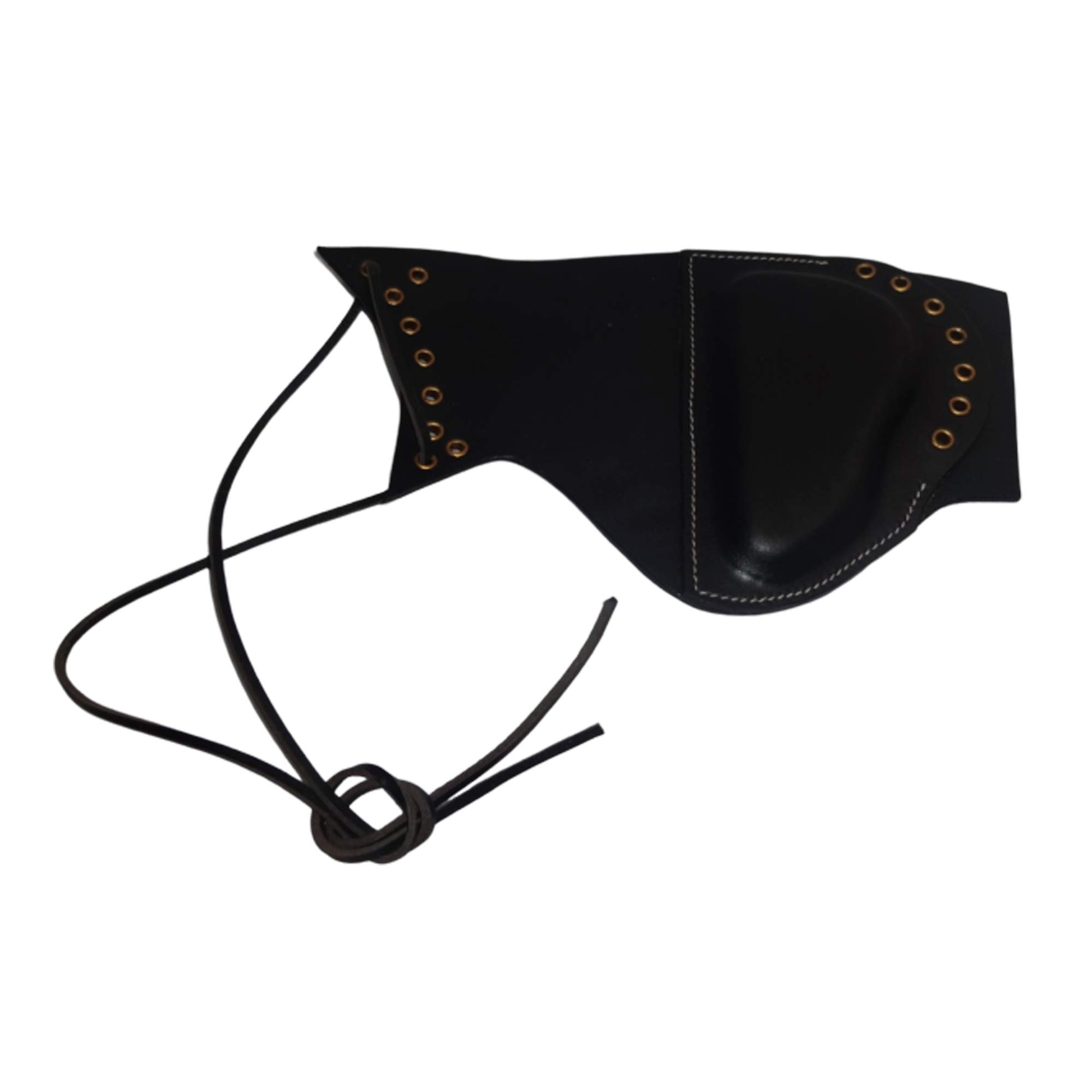 M1 Garand M1D Springfield 1903A4 Sniper Black Leather Cheek Rest Pad - Reproduction