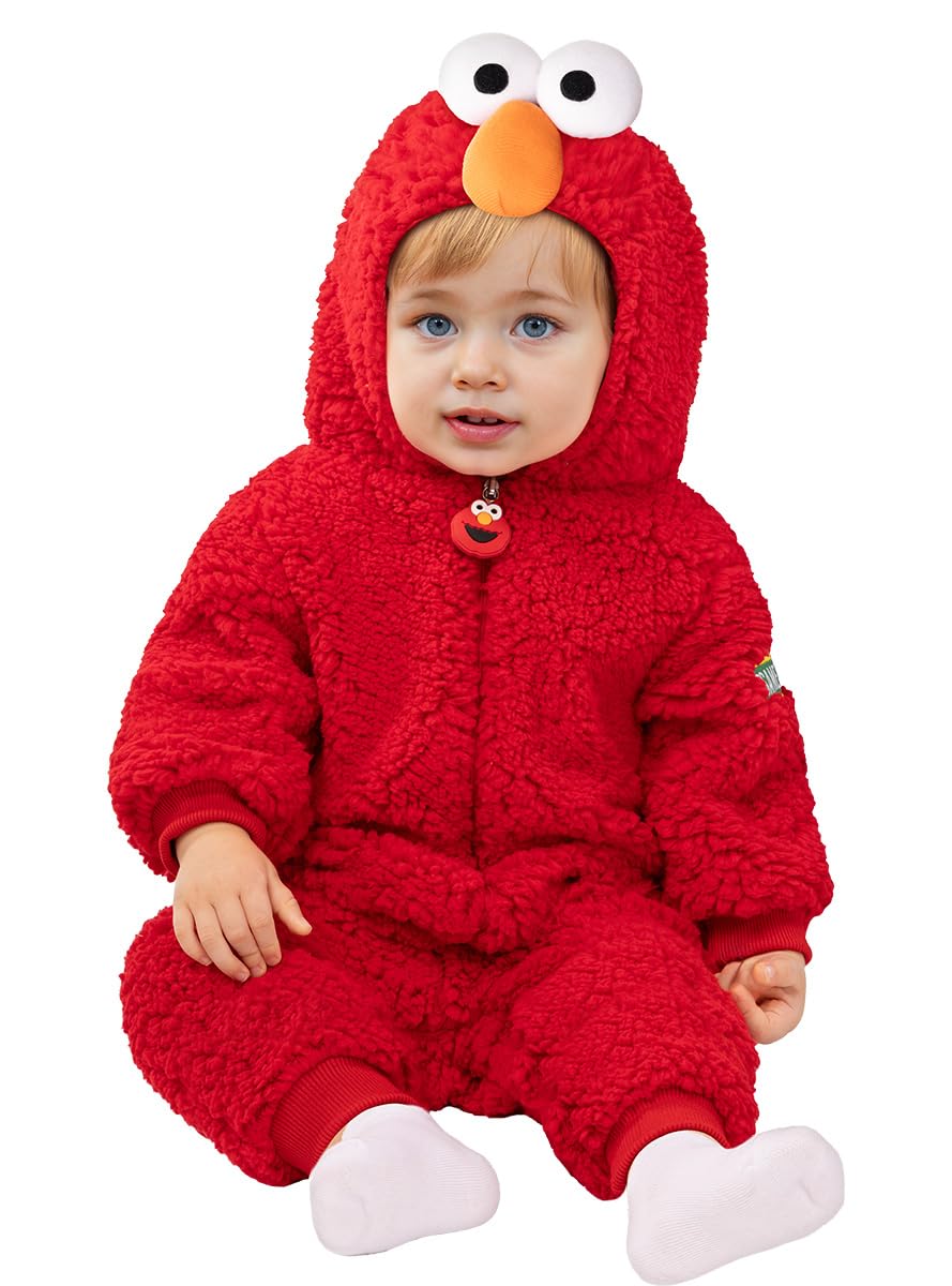 Funidelia | Costume di Elmo - Sesame Street per neonati Sesame Streets & Films & Series - Costume per neonati e accessori per Feste, Carnevale e Halloween