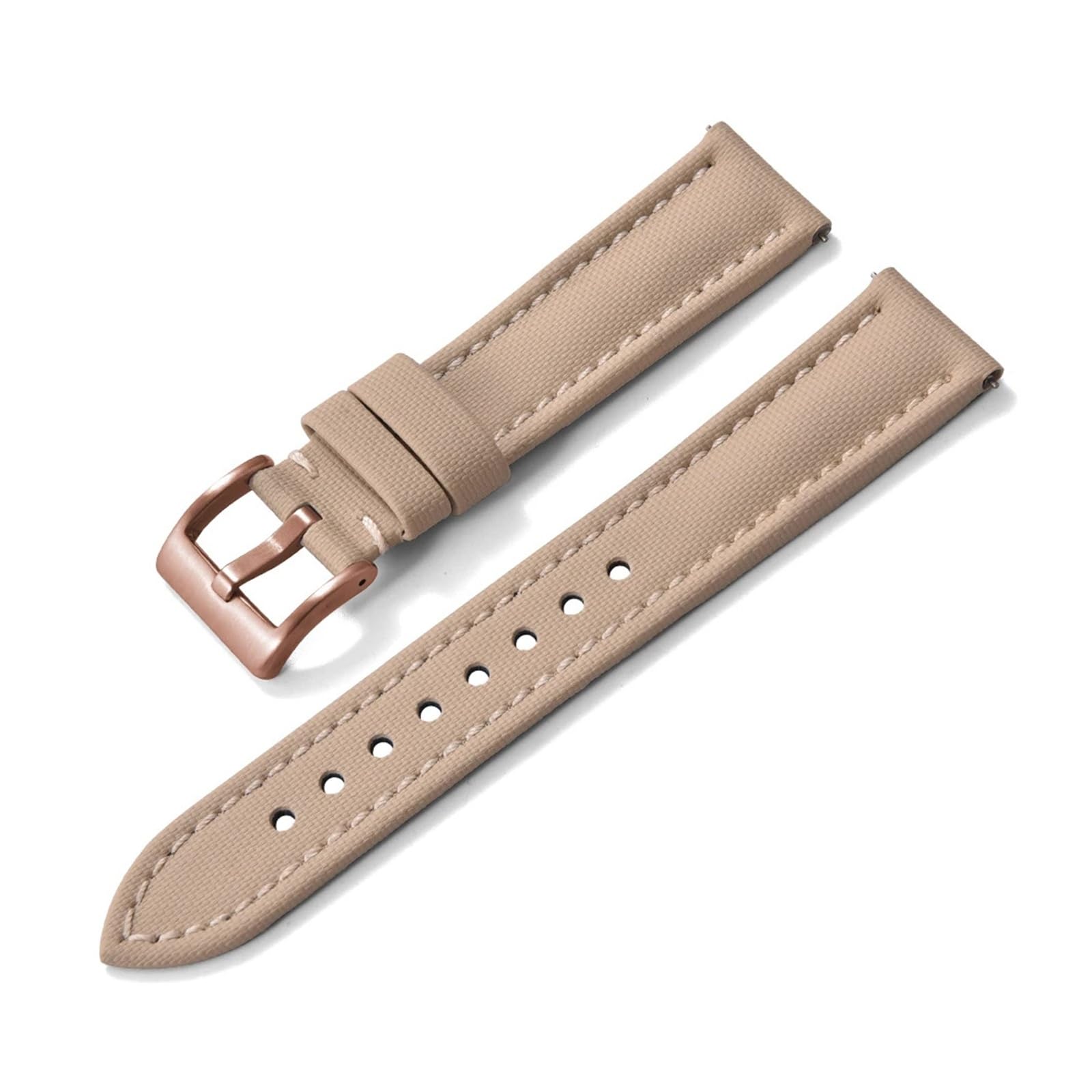 yingyingjia Pasek Do Zegarka Sportowy Z Tkaniny, Wodoodporny, Skórzany, Z PVC, 18-20-22 Mm, Szybkozłączka