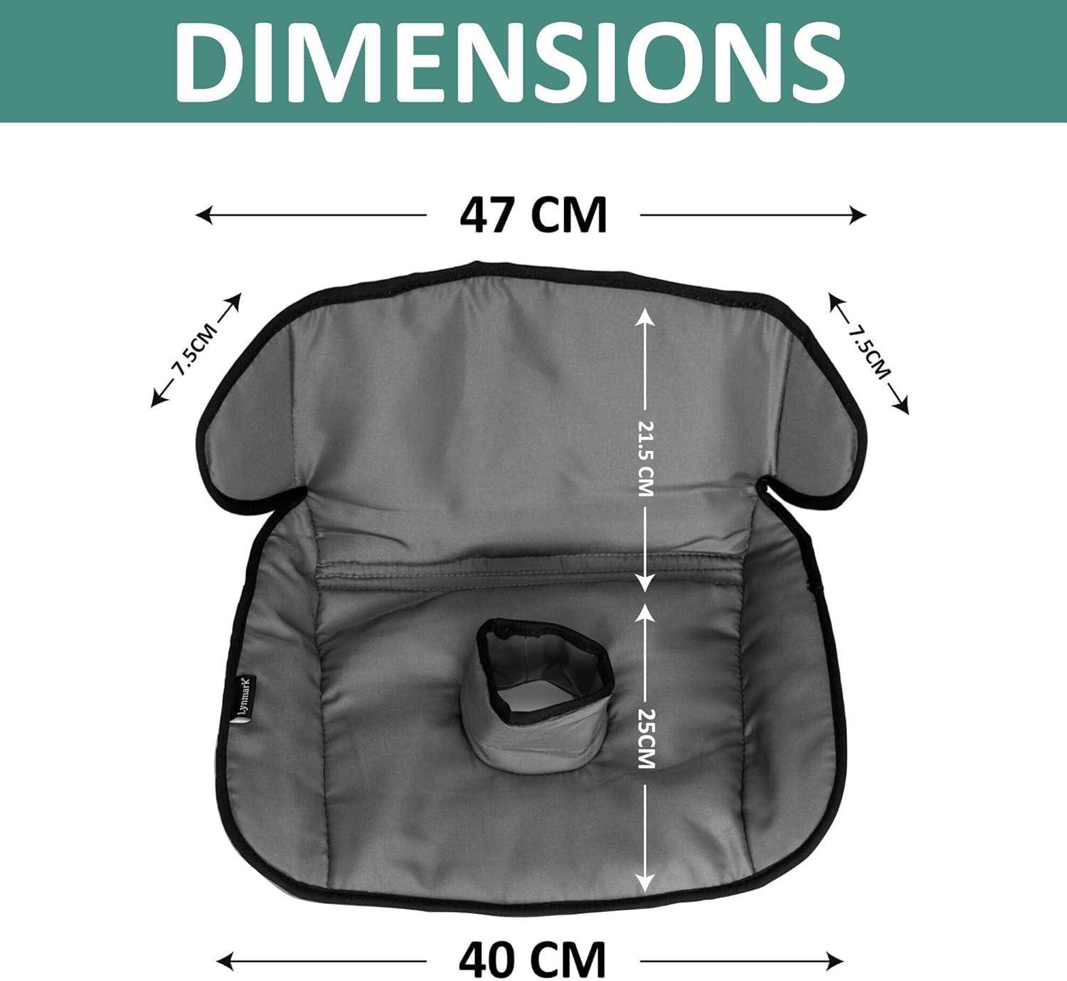 Lynmark® Protection Siège Auto Bébé pour Apprentissage De La Propreté – Protège Siège Auto Universel, Lavable en Machine, Contre Les Éclaboussures, Fuites De Couches, Accidents - Gris
