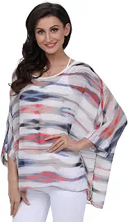 Summer Women Top Casual Short Bat Sleeve Blouse Loose Round Collar Batwing Sleeve T-Shirt Floral Printing Bohemian Blouse Shirt
