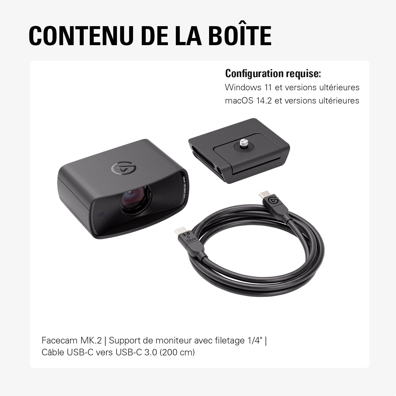 Elgato Facecam MK.2 – Webcam Full HD