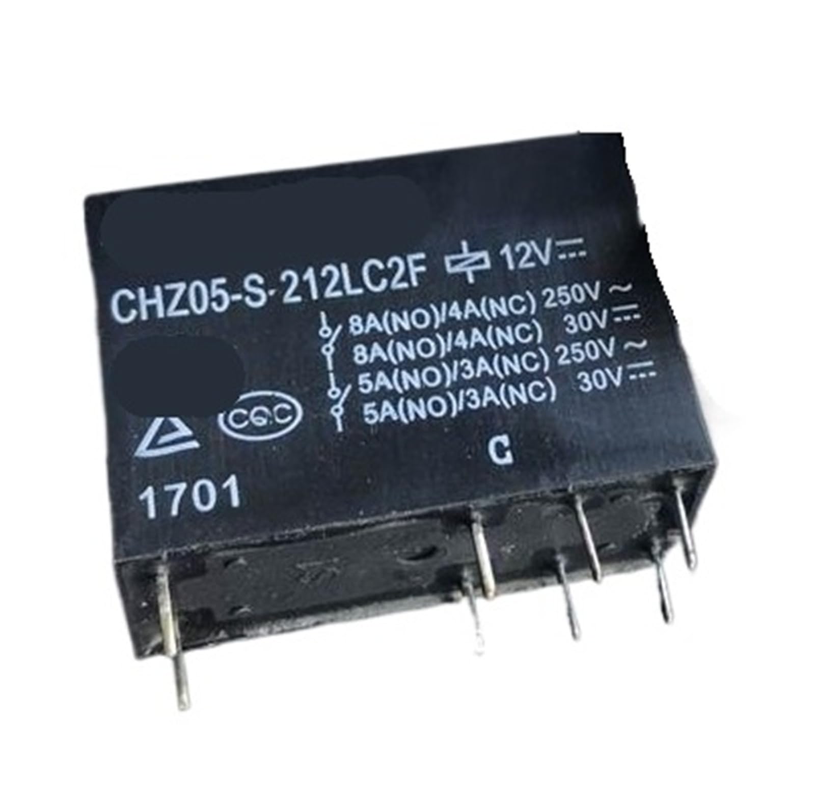 Relé de 8 pines CHZ05-S-212LC2F para solucionar fallos de encendido en 12V 3