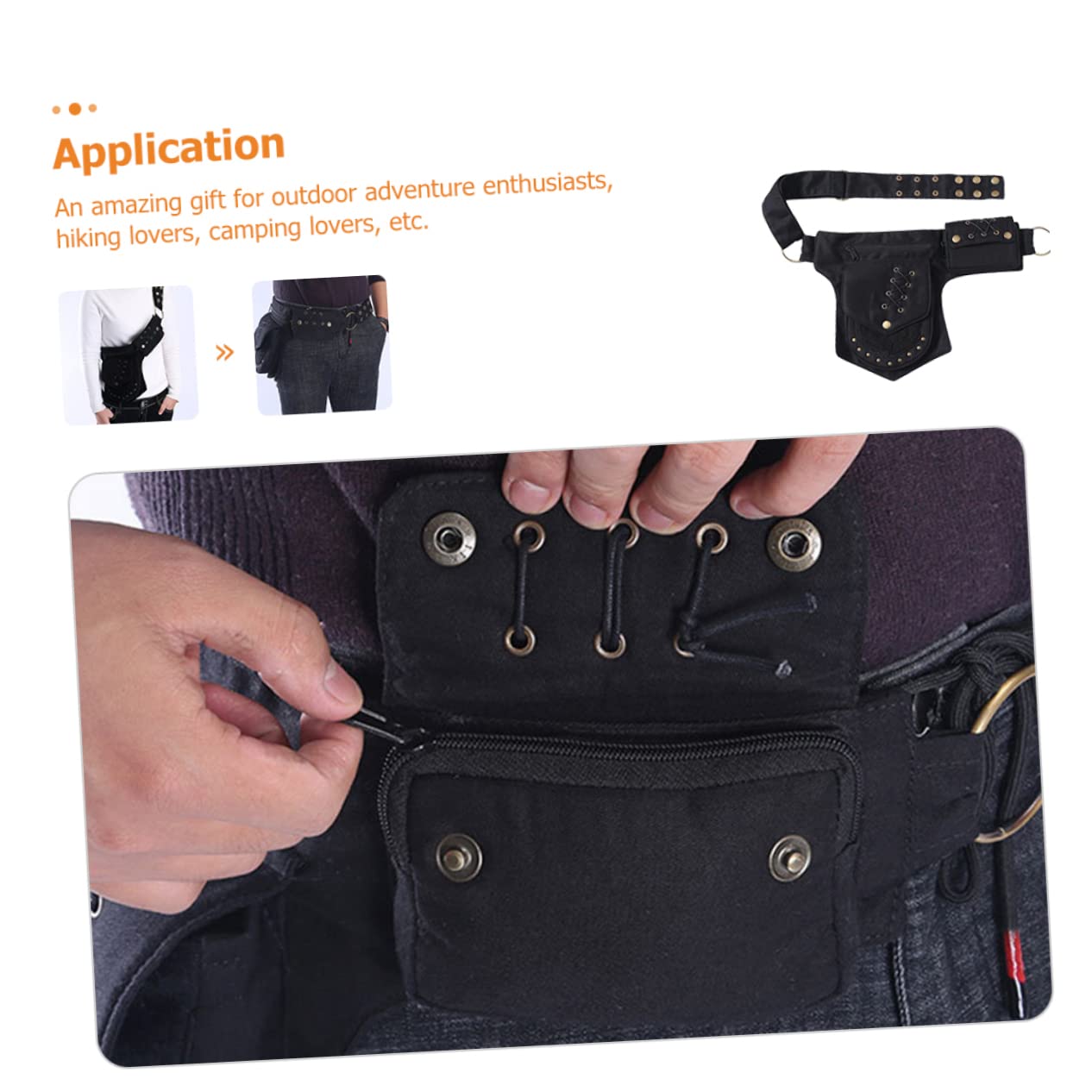 jojofuny Borsa Portautensili Per Telefono Alla Moda Accessorio Per Escursionismo E Campeggio Custodia Per Cellulare Per Telefono Design Robusto E Tasche Multiple