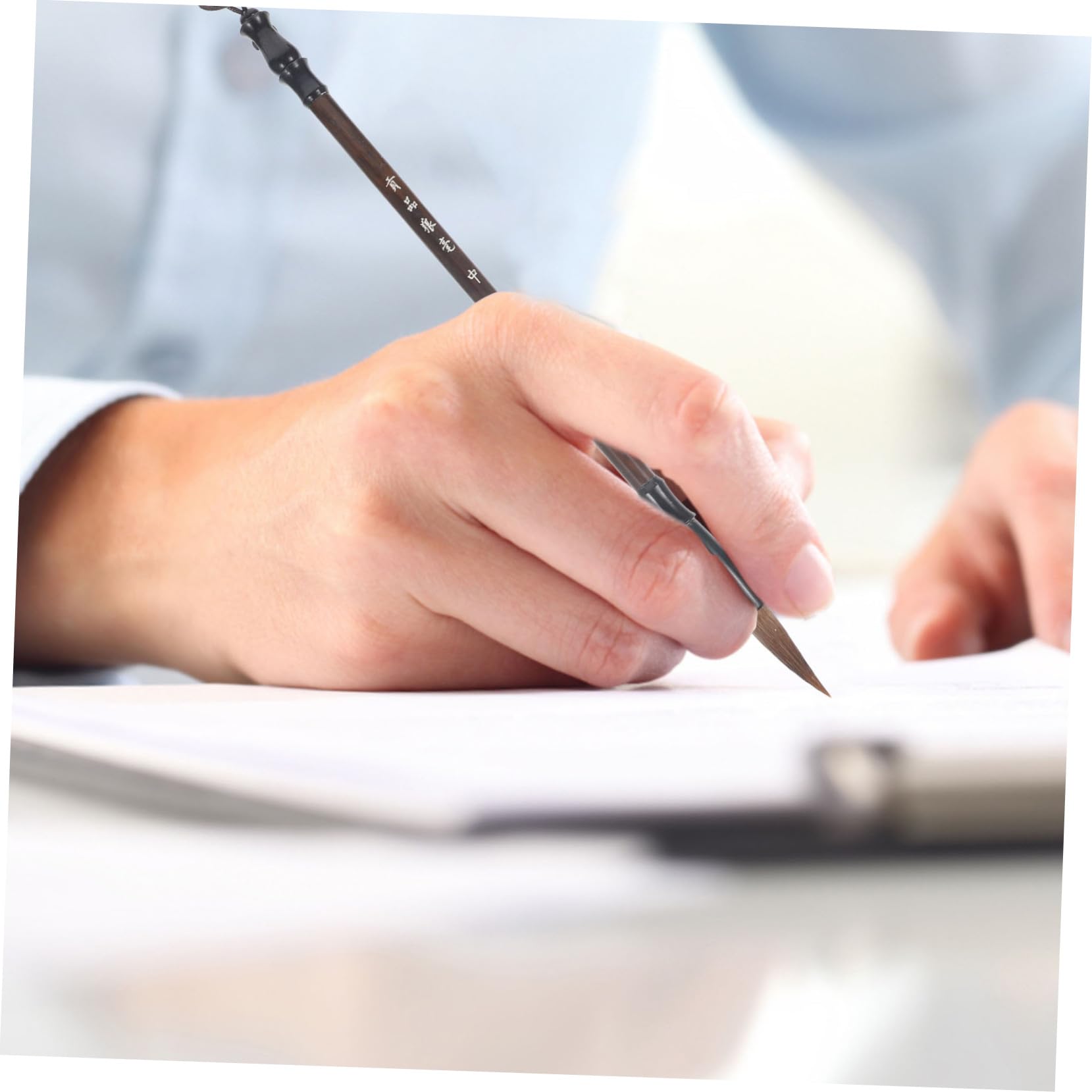 PLAFOPE Leichtes und Tragbares Kalligraphie Satz mit Holz Pinsel und Übungstinte für Malerei und Kalligraphie Einfaches Attraktives Design für Anfänger und Schüler