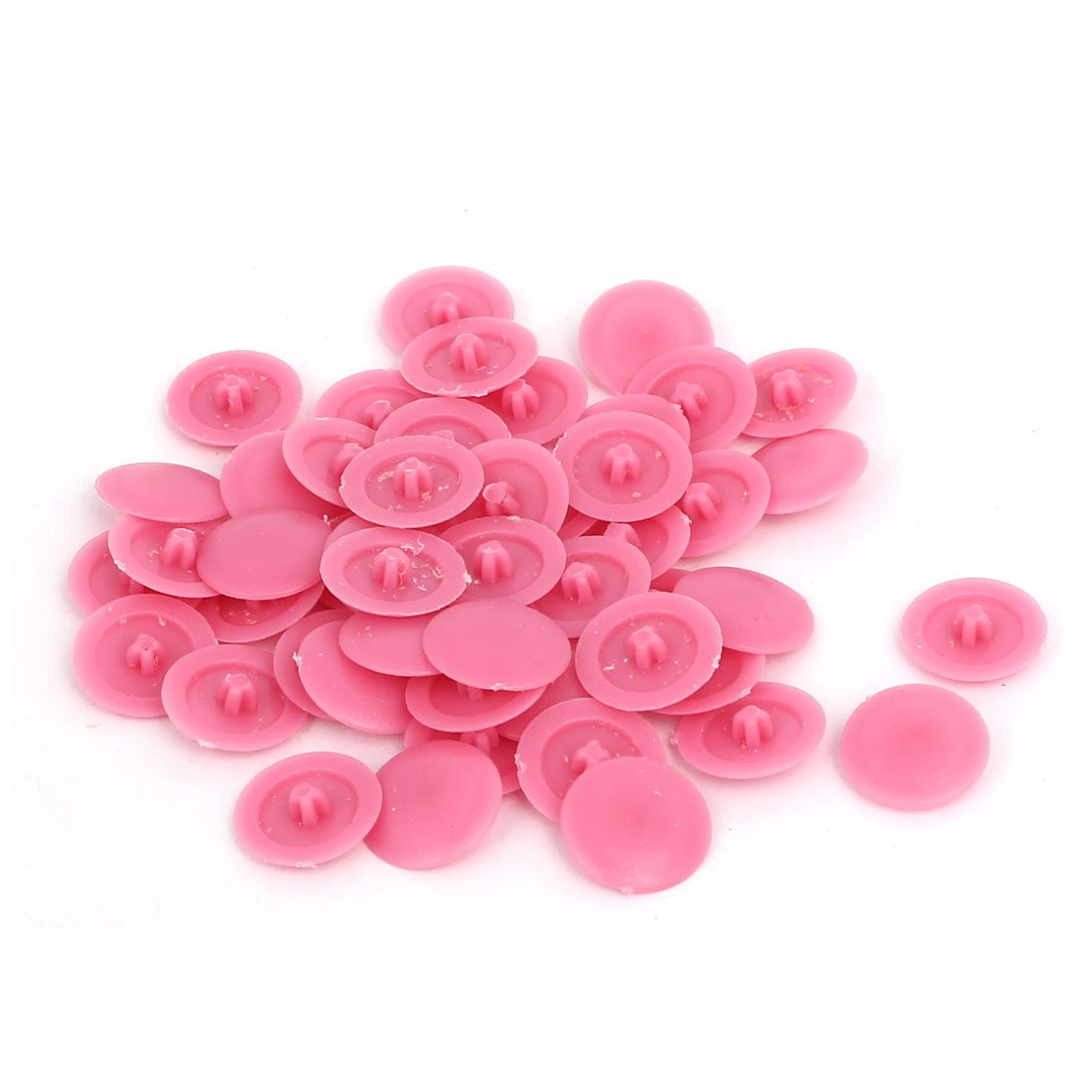 Aexit 12mm Dia Home hardware Plastic Phillips Screw Cap Hole Plugs debris Proof Covers Pink 50pcs Model:62as465qo528