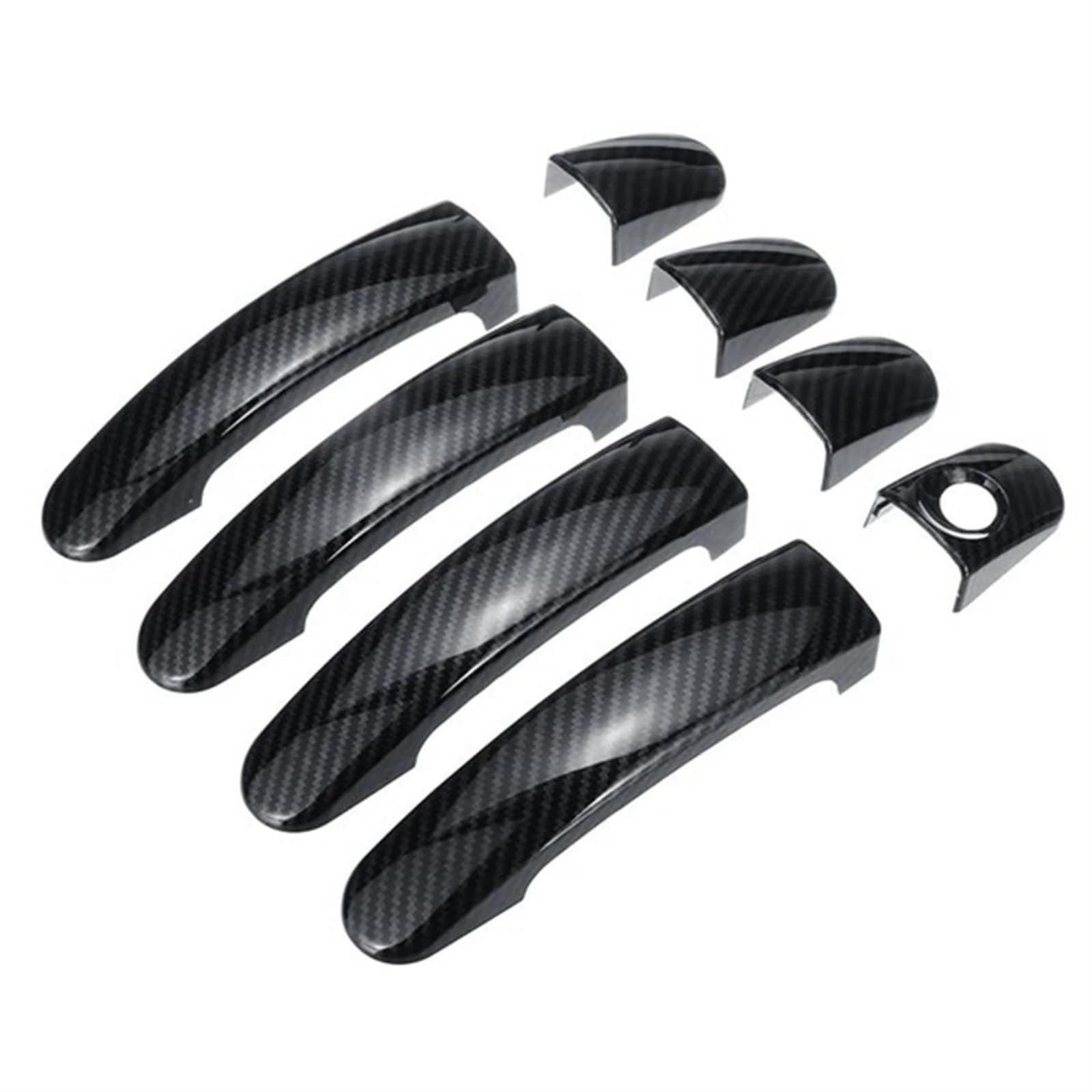 NOHEEU Car Exterior Door Handle Trim Cover Parts Accessories for Ford for Ranger T6 MK2 PX2 2012-2018