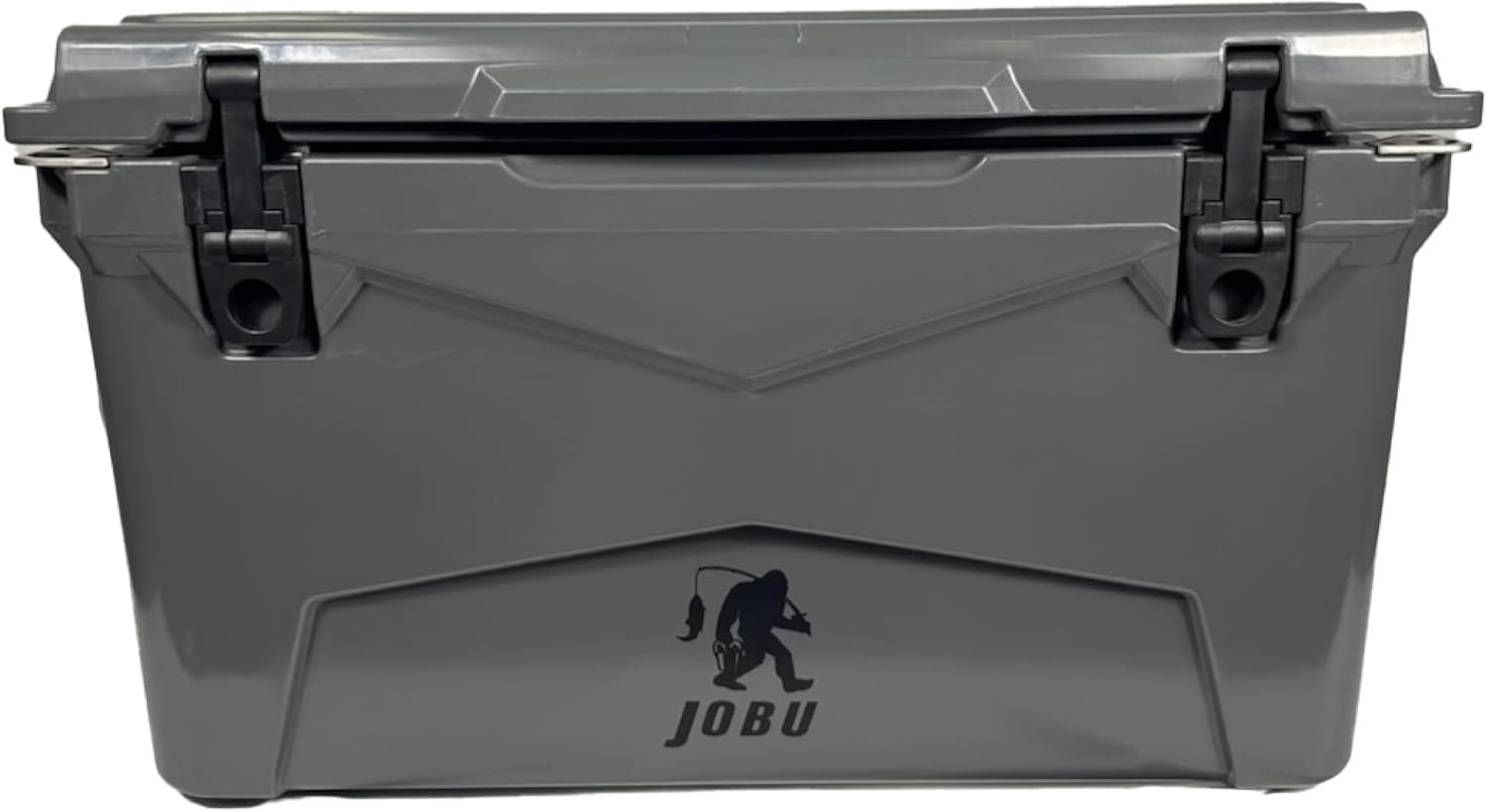 Jobu Cooler 45QT - Rotomolded Rolling Outdoor Picnic Cooler (Charcoal)