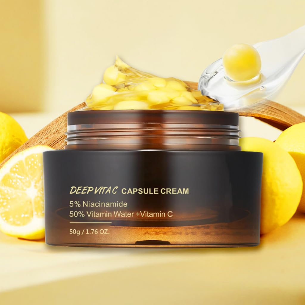 Amazon.com: Deep Vita C Capsule Cream, Vitamin C Golden Capsule