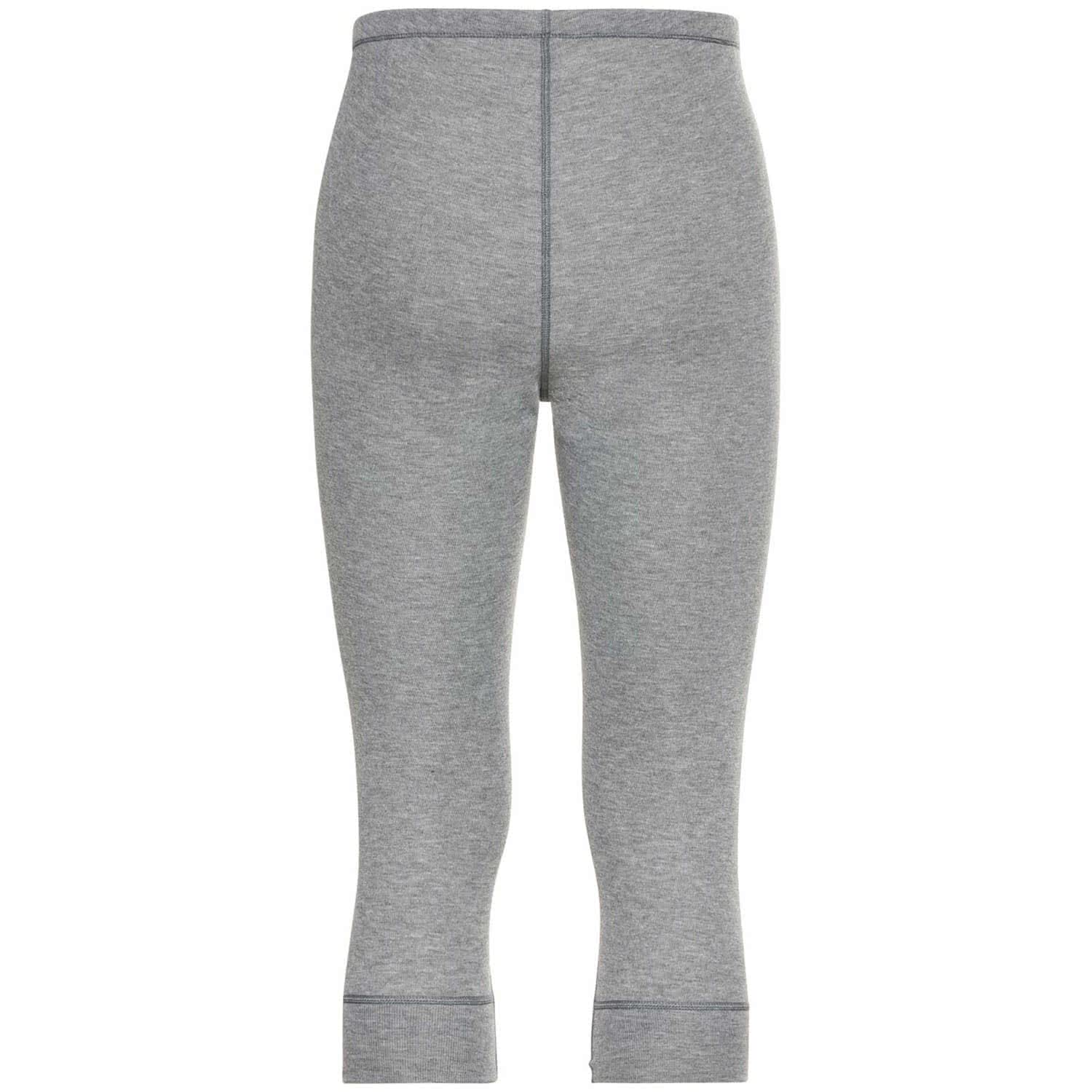 Odlo Men Functional underwear 3/4 pants ACTIVE WARM ECO, odlo steel grey melange, L - Image 2