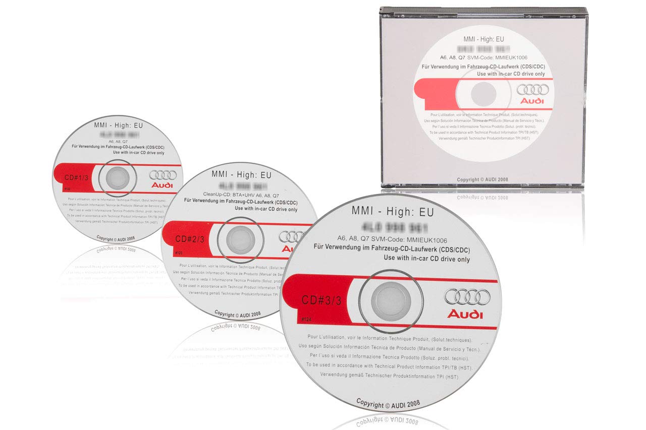 Original Audi MMI 2G High Software/Firmware Update Pack für Audi A6, A8, Q7 (Version 5570)