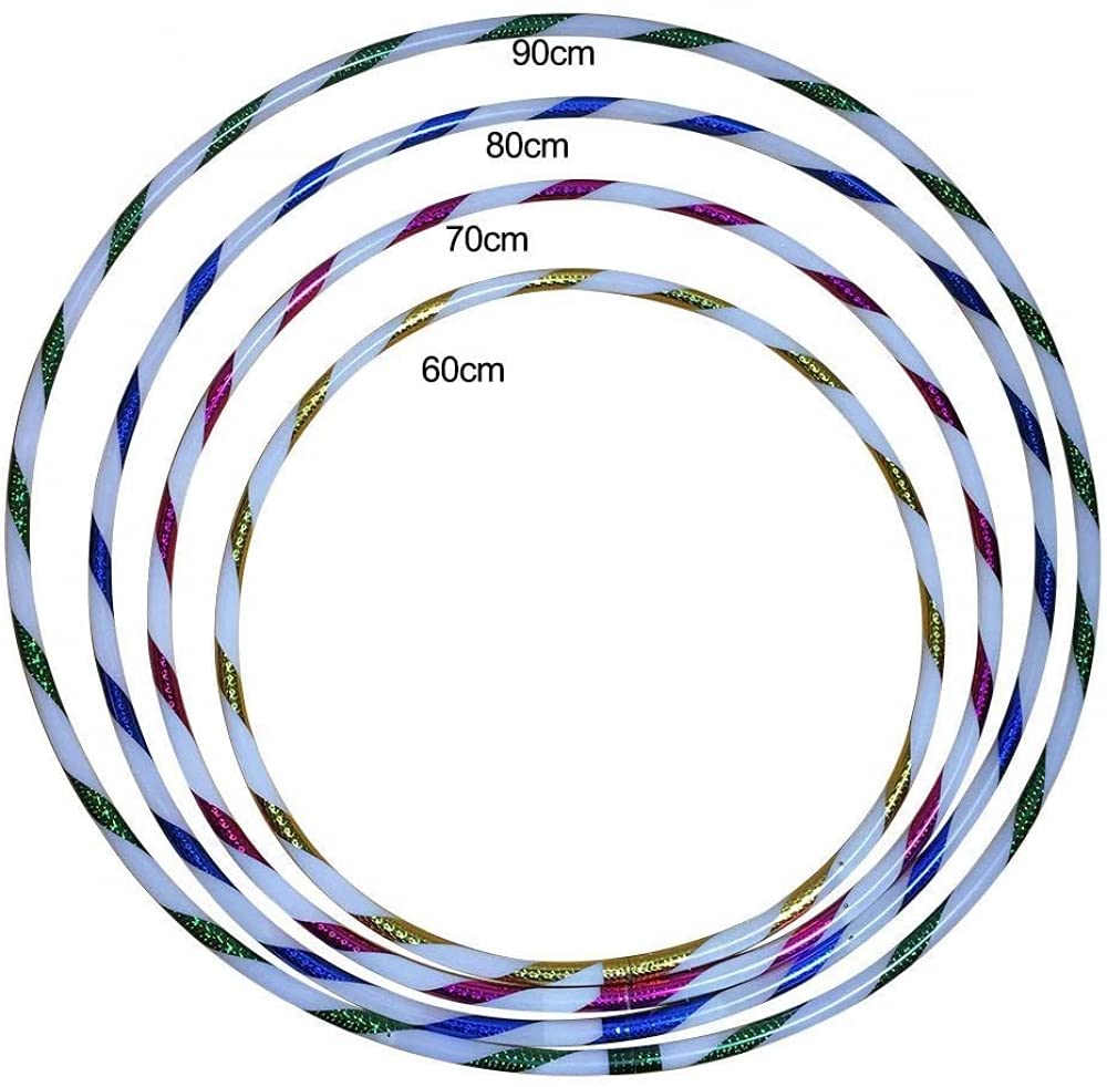 Hula Hoop LED, cerchio sportivo, danza e fitness Hula Hoops illuminati con luci a bagliore per adulti e bambini, giocattoli per bodybuilding con pesi, design rimovibile portatile