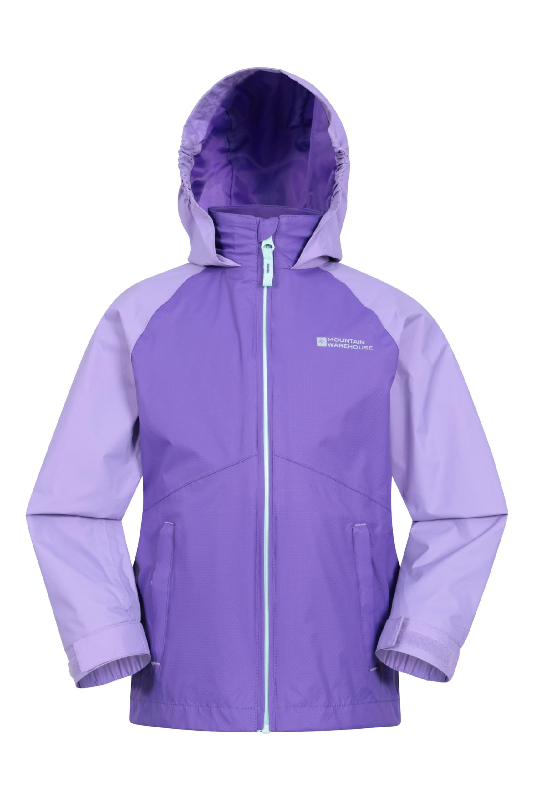 Mountain Warehouse Veste imperméable Torrent pour Enfant - Veste de Pluie à Coutures étanches, Poches zippées, Bretelles réglables - Printemps été