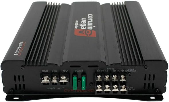 Cerwin-Vega CVP1600.4D CVP Series 380W 4-Channel Car Audio Amplifiers 2-Ohm 4-Ohm Stable (CVP1600.4D)