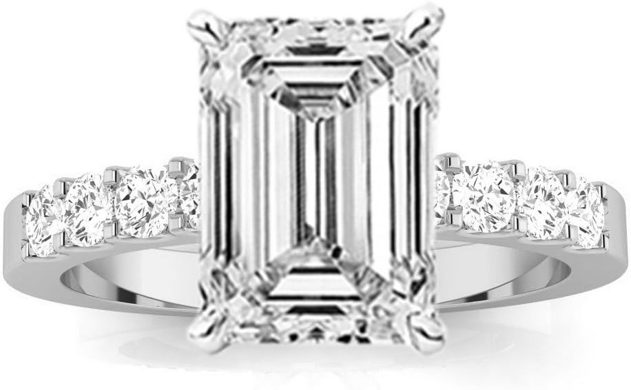 Carat 14K White Gold Classic Prong Set Round Nigeria Ubuy
