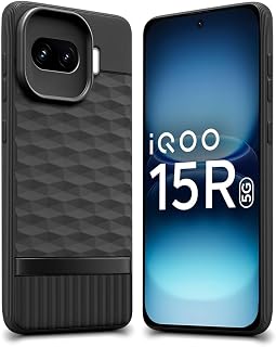 WOW IMAGINE Back Cover for iQOO 15R 5G with Hexa Cube Design | Ultra Slim Soft Rubberised Case | Inner Velvet Fabric | Fle... Price In India