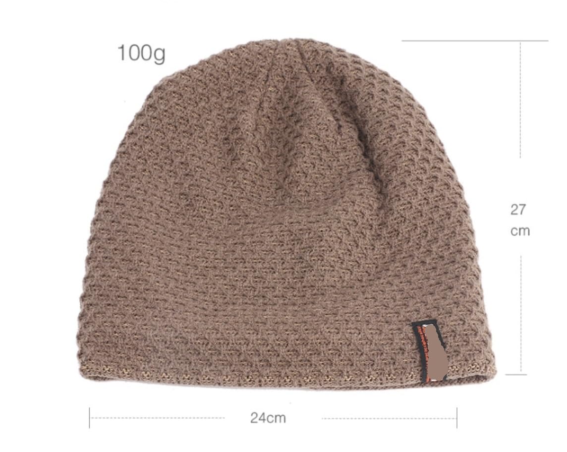 Wintermütze Für Kälte Mützen Mit Ohren Für Herren, Weiche Warme Strickmütze, Skistrumpf-Manschettenmütze, Wintermütze Für Damen Mütze Warme