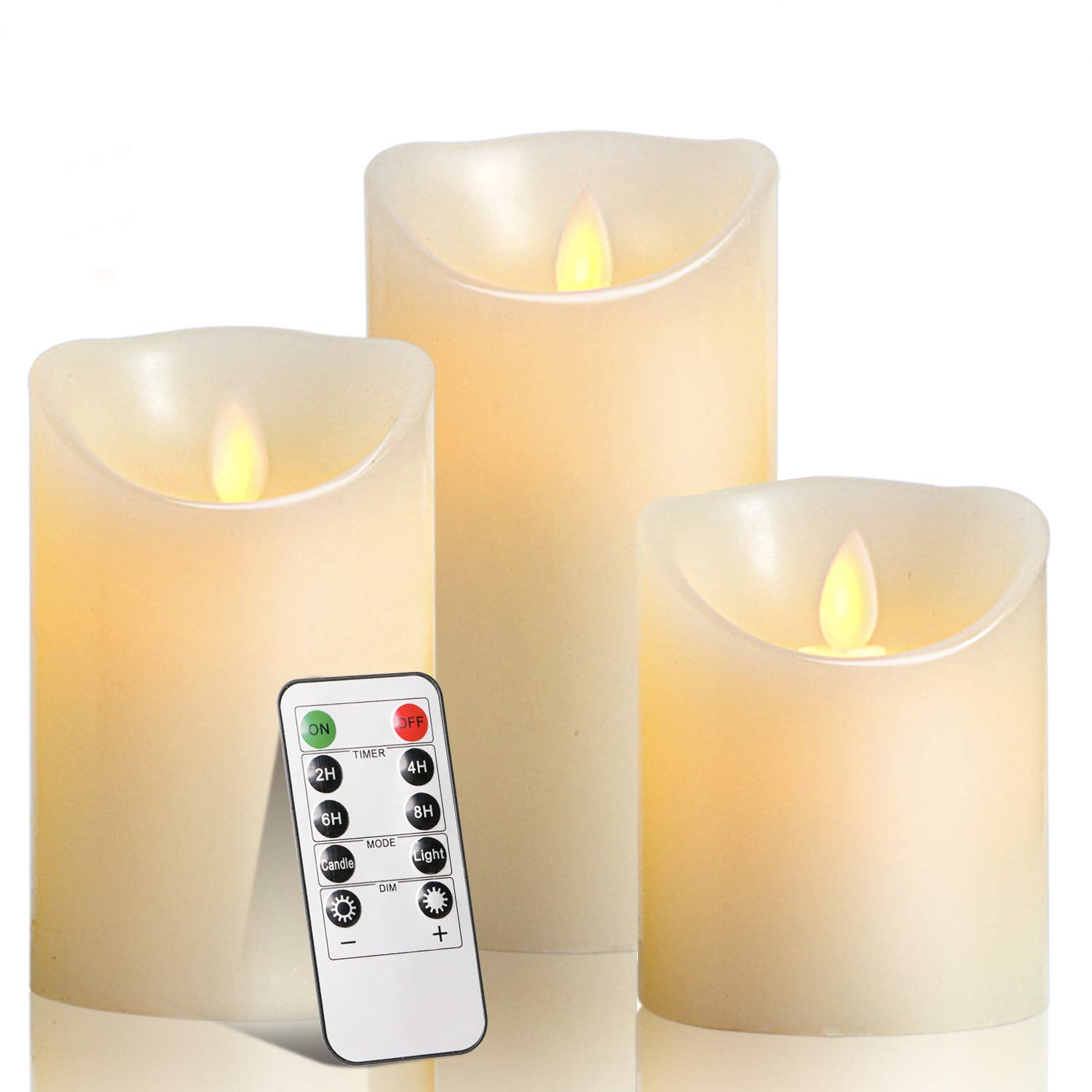 Buy OSHINE LED Candles Flickering Candles 300 Hour Decorating Pillars